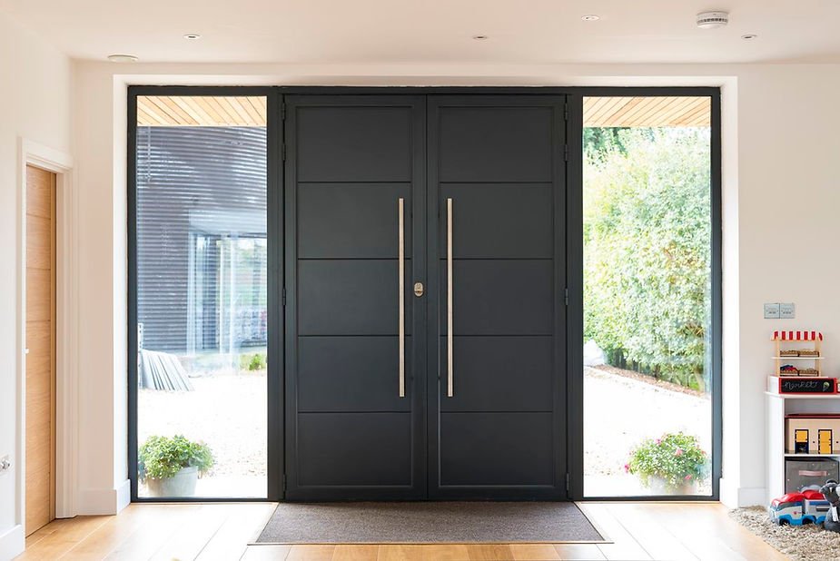 Aluminum door installation